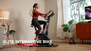 Sunny Health & Fitness | Elite Interactive Series Exercise Bike - SF-B220045