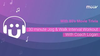 30 minute Jog & Walk Interval Workout | With 80's Movie Trivia