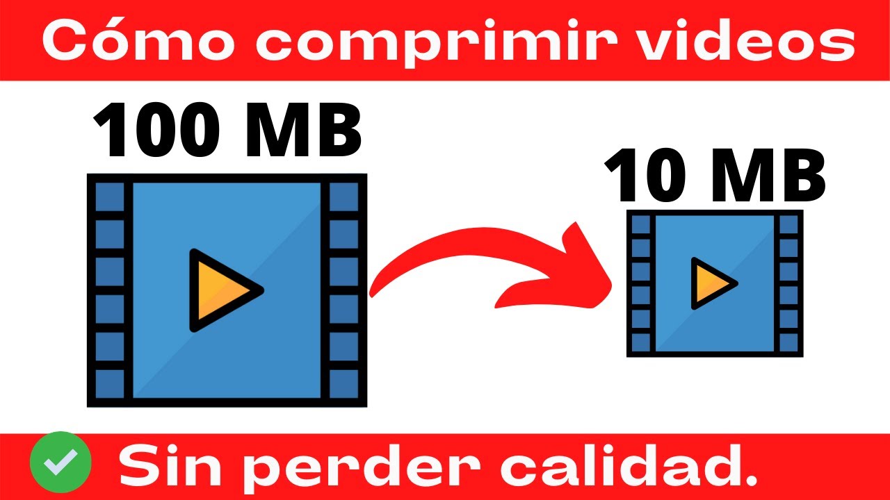 CÓMO COMPRIMIR VIDEO SIN PERDER CALIDAD. - YouTube