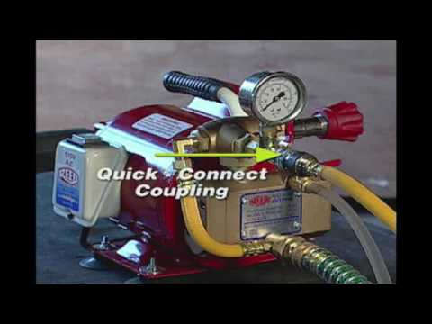 Electric Hydrostatic Test Pump - YouTube