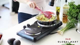 OVENTE Electric Countertop Double Burner