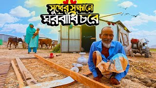 একটু সুখের সন্ধানে ঘরবাঁধি পদ্মার বালুময় চরে | Kobirpur Char | Village Life of BD | Rural Life BD