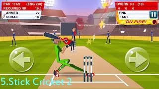 Top 5 Best  Cricket Games for Android and iOS 2019