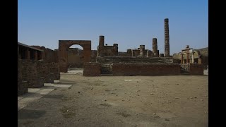 Πομπηία.Πόλη μυστήριο.Pompeii. Mysterious city.4K VIDEO Aerial Skyview.