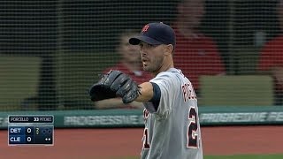 DET@CLE: Porcello fans three through six scoreless