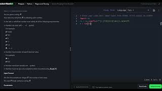 Hackerrank Python Solution #1 Regex and Parsing - Detect Floating Point Number
