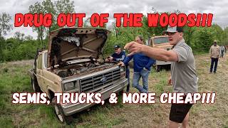 Hidden Treasure Auction! All this stuff was Hidden in the Woods!