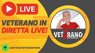 URGE LIVE 😍 con IL VETERANO DEL FANTACALCIO in preparazione per la giornata n. 26 #fantacalcio