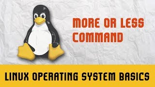Linux Operating System|Command|More Or Less