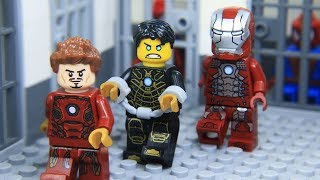 Lego Superhero IRON MAN's Suit was Stolen by SECRET AGENT