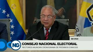 GV Noticiero del mediodía | Declaraciones del Dr. Elvis Amoroso, Presidente del Poder Electoral