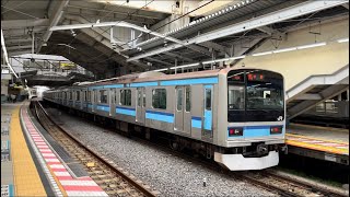 【貴重な幽霊インバータ】E231系800番台 K5編成 各駅停車 中野行き 発車シーン@西船橋