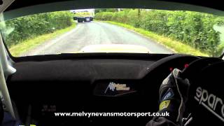 ALMC Rally 2012:Melvyn Evans/Aled Davies Subaru WRC S12B-Incar:SS7-Cromwell's Bush