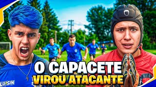 TREINEI O GOLEIRO DE CAPACETE PRA VIRAR ATECANTE! *ele ficou bom?!