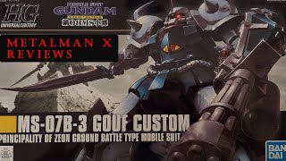 HGUC 1/144 Gouf Custom Review #Gundam #Gouf #Review