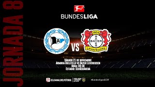 Partido Completo:  Arminia Bielefeld vs Bayer Leverkusen | Bundesliga | Fecha 8