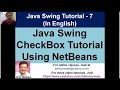 Java Swing Checkbox | JCheckBox tutorial