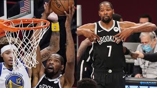 Kevin Durant Nets Debut vs Curry and Warriors! 2020-21 NBA Season