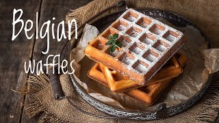 BELGIAN WAFFLES RECIPE | THE MOST DELICIOUS WAFFLES | HOW TO MAKE WAFFLES