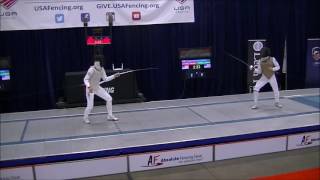 2016 Summer Nationals Div IA Women's Foil Gold: Zhang vs. Tang