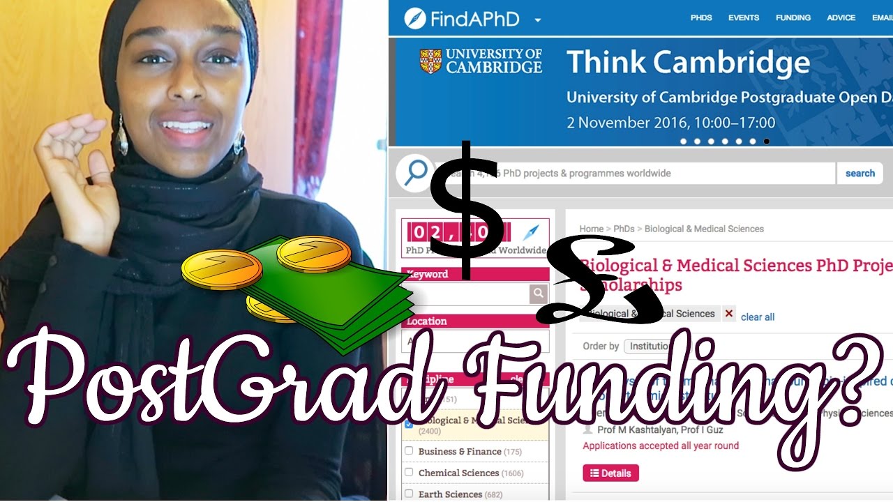 Easy Ways To Find Funding For A Master's Or PhD! - YouTube