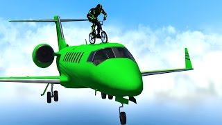 BMX RIDING ON PLANES! (GTA 5 Funny Moments)