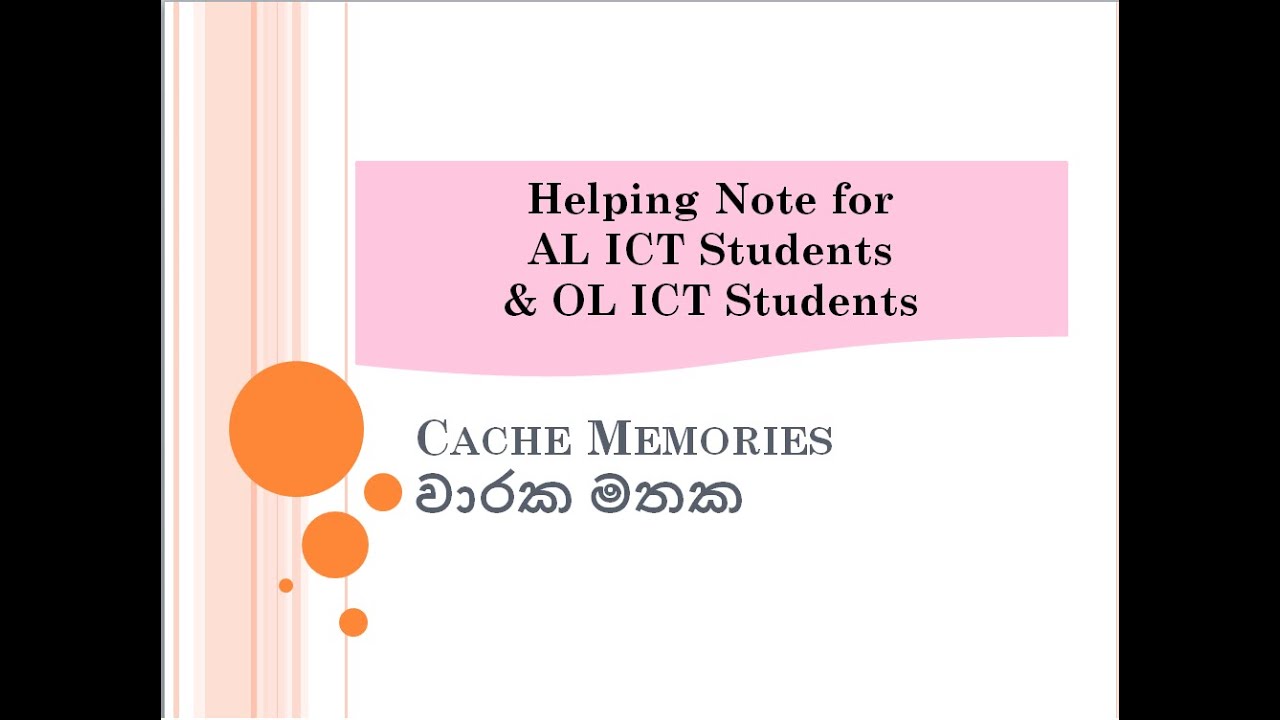 Cache Memory Youtube