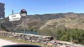 Driving N 222 along Douro