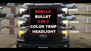 Boslla Bullet 3 in 1 LED Headlight F-150 Review