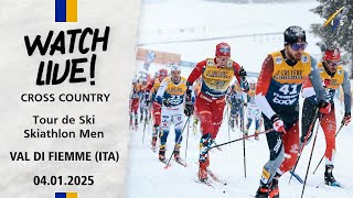 LIVE | Val di Fiemme (ITA) - Skiathlon Men - Tour de Ski | FIS Cross Country World Cup 24-25