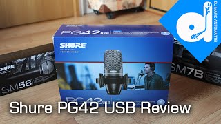 Shure PG42 USB Microphone Review \u0026 Test - TDMAS