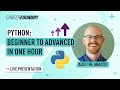 Python Beginner to Advanced in One Hour | CareerFoundry Webinar