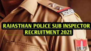 RPSC SUB INSPECTOR 2021 | RAJASTHAN POLICE SI  RECRUITMENT 2021 || FUN LEARN BY ANUJ | #shorts