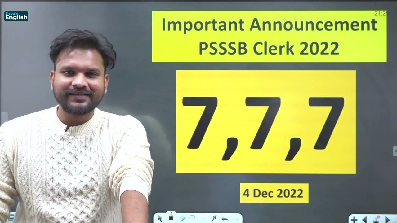 PSSSB Clerk 777 Mock Test Series || PSSSB Clerk Cum Data Entry Operator ...