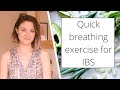 Quick Breathing Exercise for IBS 💚