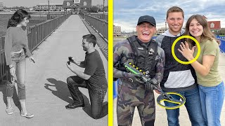 A Priceless Find: Metal Detector Locates Lost Engagement Ring, Then He Proposes