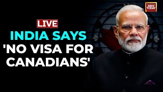 Live | India Suspends Visas For Canadians | India Counters Canada’s ‘Politically Driven’ Claims