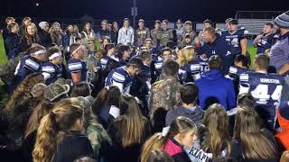 Hemlock coach Adam Clark thanks players, students after stunning win over Ithaca