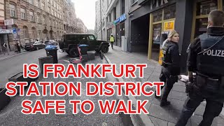 🇩🇪WALKING FRANKFURT HBF  TO DOWNTOWN | (FRANKFURT HAUPTBAHNOF )