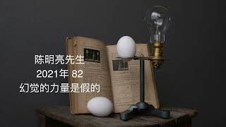 陈明亮 2021 82｜幻觉的力量是假的