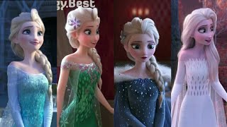 Elsa's all transformation and dresses+Frozen 2🔥| Dress transformation | Elsa dress | Elsa |
