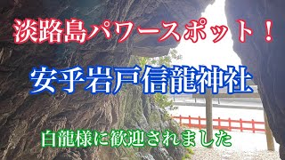 淡路島最強パワースポット！安乎岩戸信龍神社の白龍様が現れました♡みなさんも感謝と願いを🙏