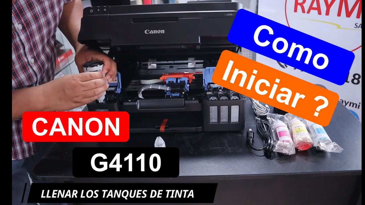 Como Iniciar Una Canon G4110 - YouTube