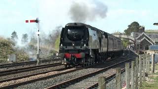 34067 Tangmere Romps over Shap with the Northern Belle 23/4/22.