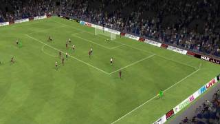 Football Manager 2011-Barcelona vs Manchester United 4-0 Highlights