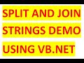 String Functions Join and Split Demo VB.NET