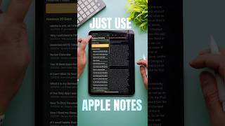 Just use Apple Notes? 📝👀