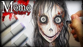 "Momo" Why I Will Never Use a Ouija Board Again... Creepypasta Story + Drawing (Scary Stories)