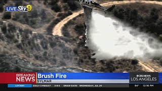 Firefighters make quick work of 1-acre brush fire in Sylmar