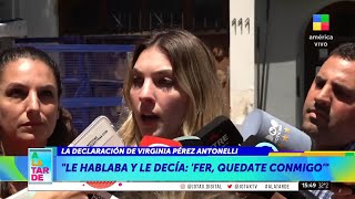 🎙️ Virginia Pérez Antonelli, testigo del crimen de Fernando Báez Sosa: "Le decía 'Quedate conmigo'"